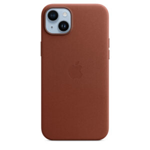 Apple iPhone 14 Plus Leather Case with MagSafe - Umber