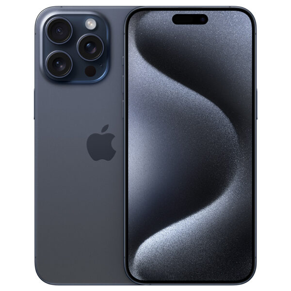 Apple iPhone 15 Pro Max - Mobiltelefon - 256 GB - Titan Blau