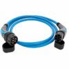 go-e Ladekabel Typ2, blaues Kabel, 22kW, 2,5m