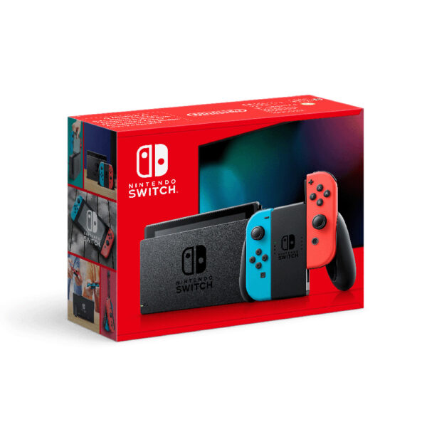 Nintendo Switch™-Konsole (neon-blau/neon-rot) – Nintendo Switch Sports-Set + Nintendo Switch Online 12-monatige (365-tägige) Einzelmitgliedschaft