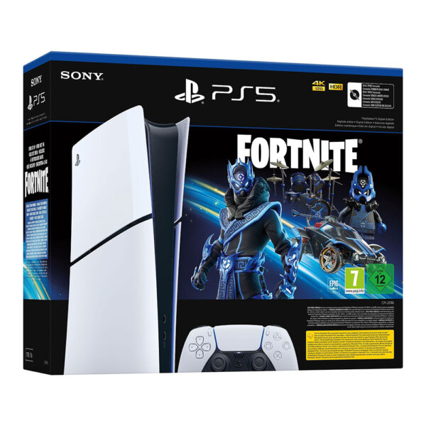 PlayStation PS5 Digital Version Slim Fortnite Bundle - 1TB weiß