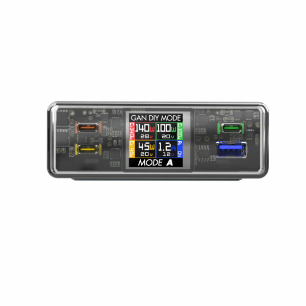 4smarts Desk Charger Lucid GaN DIY MODE 300W, spacegrau