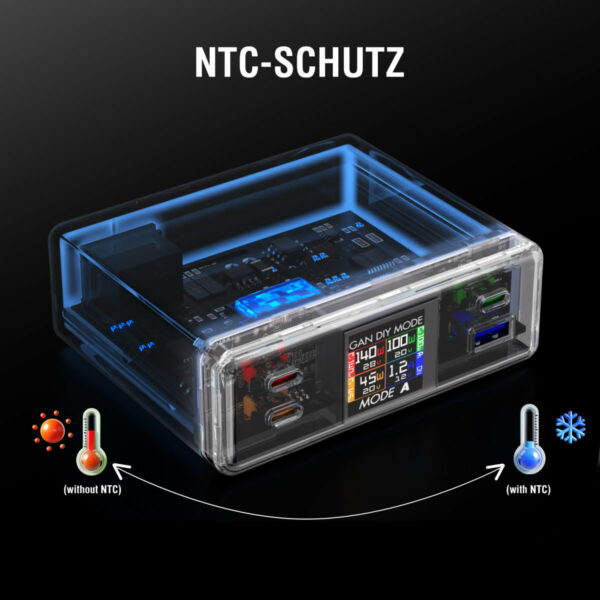 4smarts Desk Charger Lucid GaN DIY MODE 300W, spacegrau