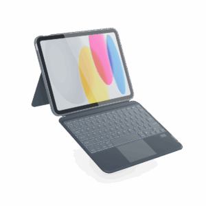 Epico Backlit Keyboard Case for iPad 10,9" (2022) - german/grey
