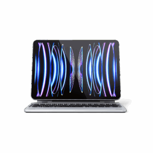 Epico Aluminium Keyboard Case for Apple iPad Pro 11" (2018/2020/2021/2022), iPad Air 10,9" (2020/2022), iPad Air 11" (M2) - german
