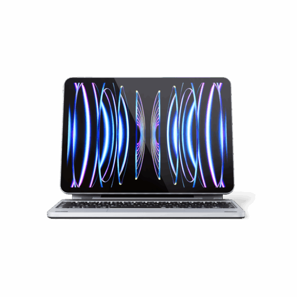 Epico Aluminium Keyboard Case for Apple iPad Pro 11" (2018/2020/2021/2022), iPad Air 10,9" (2020/2022), iPad Air 11" (M2) - german