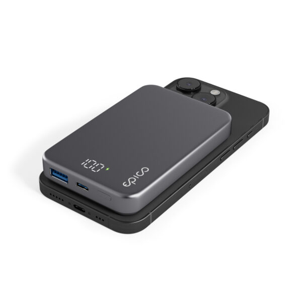 Epico Mag+ Aluminium Power Bank Battery Capacity 10000mAh - space grey