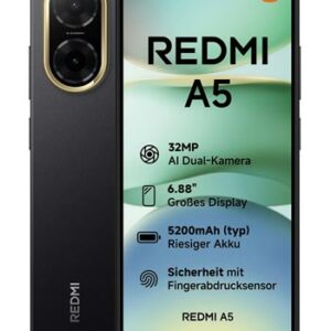 Xiaomi Redmi A5 128GB, Midnight Black